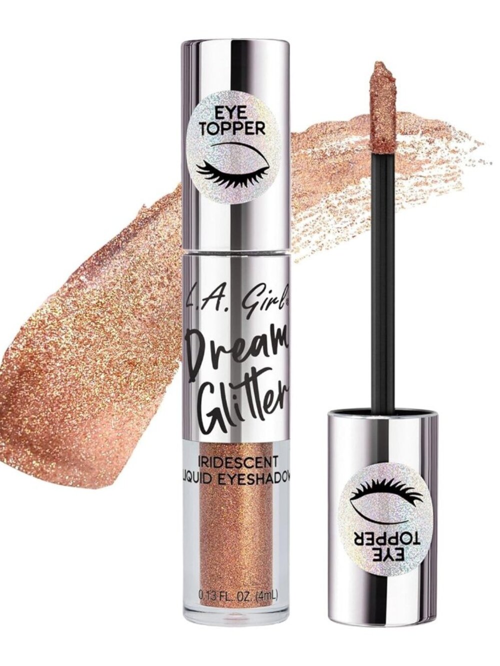 NEW LA Girl Dream Glitter Iridescent Liquid Eyeshadow GES99 Rose Gold